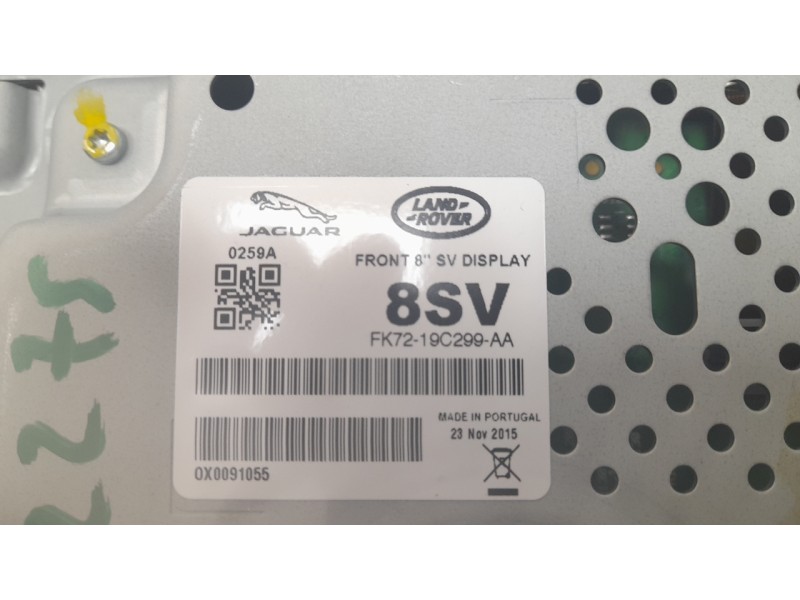 Recambio de pantalla multifuncion para land rover discovery sport (l550) 2.0 d 4x4 referencia OEM IAM FK7219C299AA  