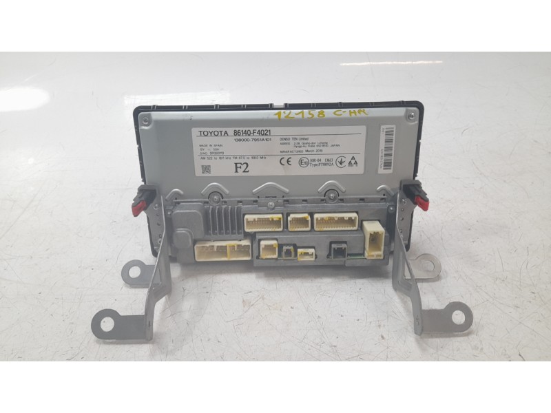 Recambio de pantalla multifuncion para toyota c-hr (_x1_) 1.8 hybrid (zyx10_, zyx11_) referencia OEM IAM 86140F4021 1380007951A1