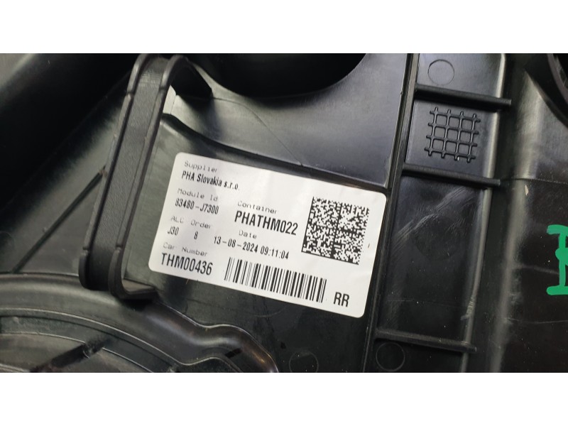 Recambio de elevalunas trasero derecho para kia xceed 1.0 t-gdi 74 kw (100 cv) referencia OEM IAM 83481J7300  