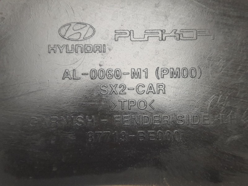 Recambio de aletin delantero izquierdo para hyundai kona 1.0 t-gdi referencia OEM IAM   