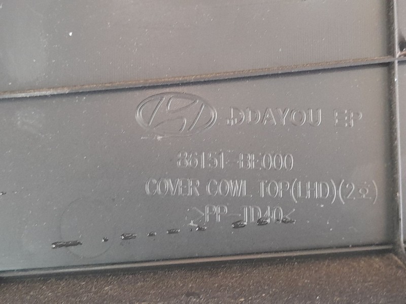 Recambio de torpedo para hyundai kona 1.0 t-gdi referencia OEM IAM 86151BE000  