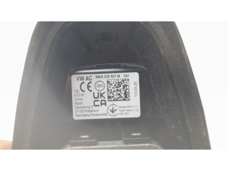 Recambio de antena para cupra leon (kl1, ku1, kug) 1.5 tsi referencia OEM IAM 5WA035507  