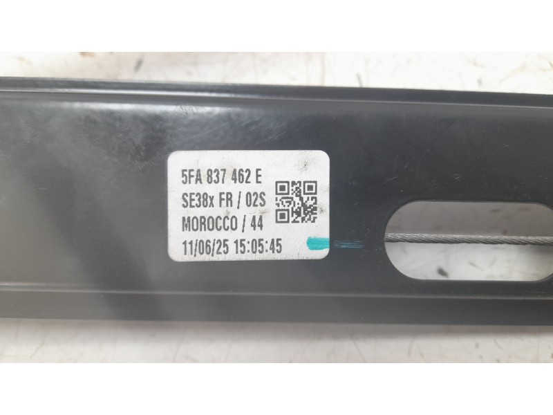 Recambio de elevalunas delantero derecho para cupra leon (kl1, ku1, kug) 1.5 tsi referencia OEM IAM 5FA837462E 5Q0959802C 