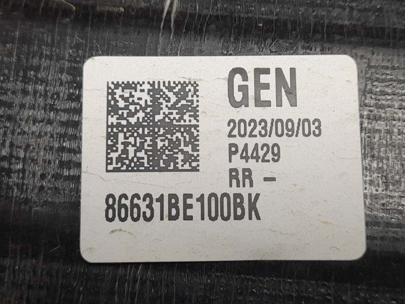 Recambio de refuerzo paragolpes trasero para hyundai kona 1.0 t-gdi referencia OEM IAM 86631BE100BK  