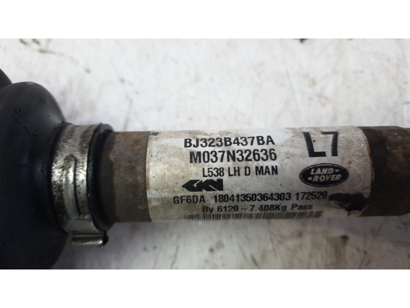 Recambio de transmision delantera izquierda para land rover evoque hse dynamic referencia OEM IAM BJ323B437BA  