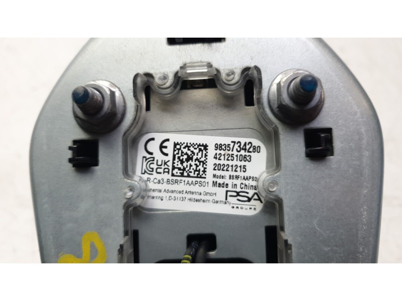 Recambio de antena para citroën c4 iii (ba_, bb_, bc_) 1.2 puretech 130 (bahnsa, bahnsb) referencia OEM IAM 9835734280  