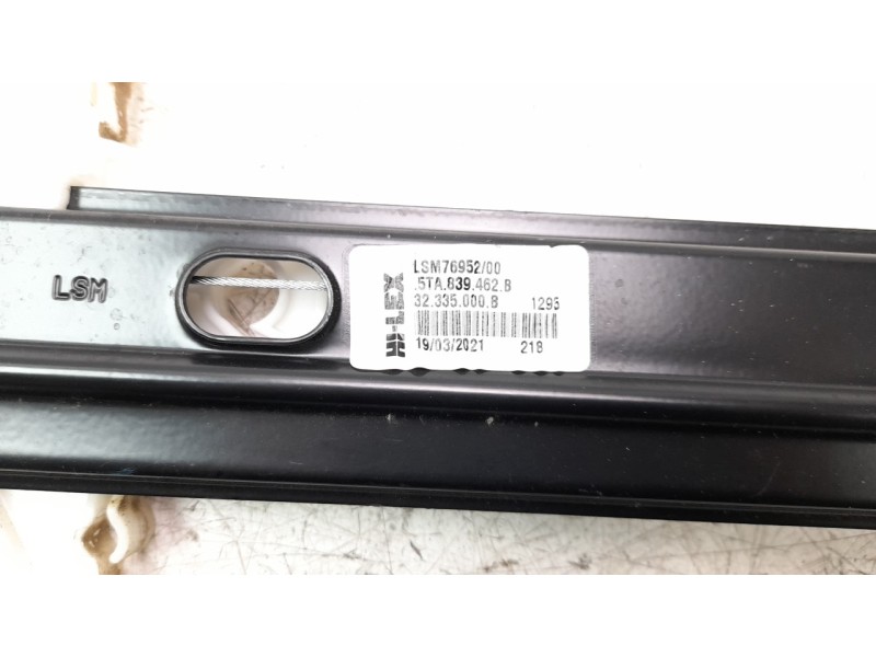 Recambio de elevalunas trasero derecho para volkswagen touran (5t1) edition bmt referencia OEM IAM 5TA839462B  