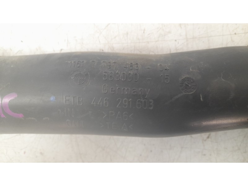 Recambio de tubo presion turbocompresor para bmw x1 (e84) xdrive 20d referencia OEM IAM 11617797483 58300015 GPPBM199/GPPBM176/1