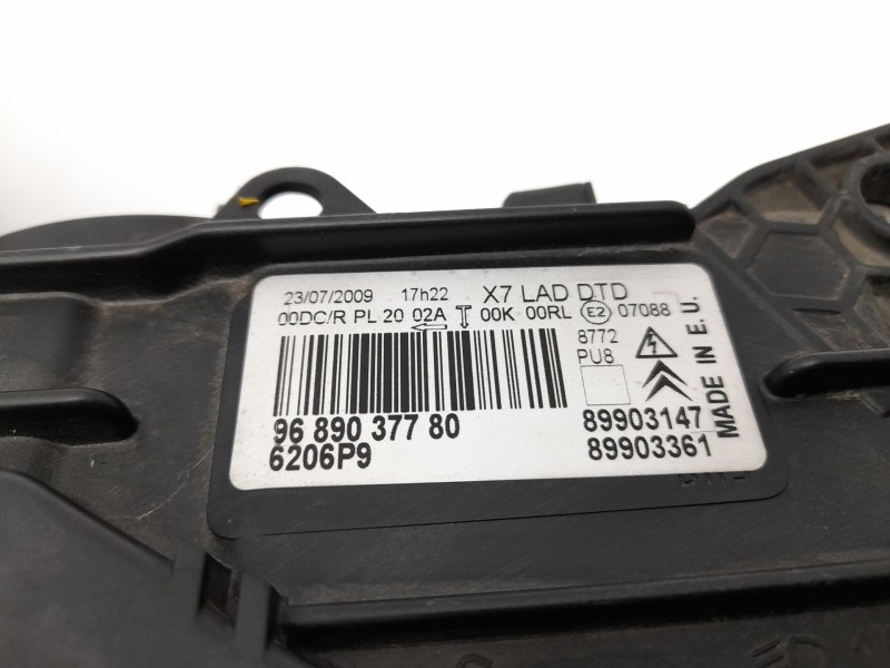 Recambio de faro derecho para citroën c5 iii (rd_) 2.0 hdi 140 referencia OEM IAM 9689037780  5160044