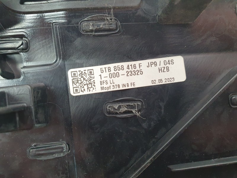 Recambio de moldura para volkswagen touran (5t1) 2.0 tdi referencia OEM IAM 5TB858416F  