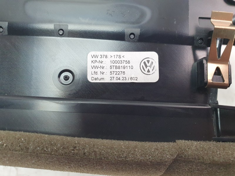 Recambio de aireador central para volkswagen touran (5t1) 2.0 tdi referencia OEM IAM 5TB819110ICX  