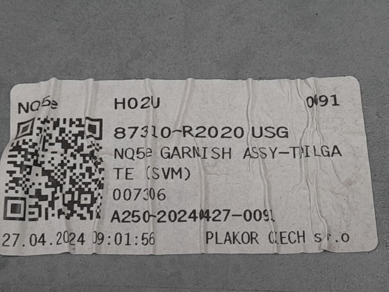 Recambio de moldura para kia sportage v (nq5) 1.6 t-gdi hybrid referencia OEM IAM 87310R2020  