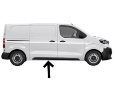 Recambio de moldura puerta trasera derecha para peugeot expert combi referencia OEM IAM 98087477XT  107076291D 2