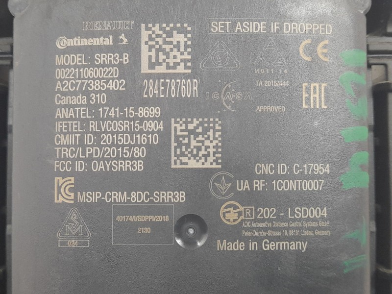 Recambio de modulo electronico para renault clio v (b7_) 1.0 lpg (b7mt) referencia OEM IAM 284E78760R A2C77385402 