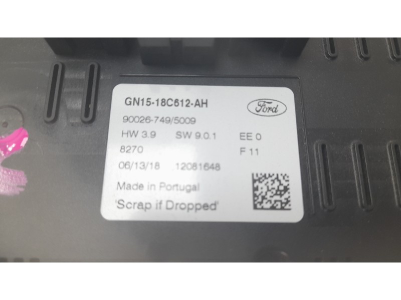 Recambio de mando climatizador para ford ecosport 1.0 ecoboost referencia OEM IAM GN1518C612AH  