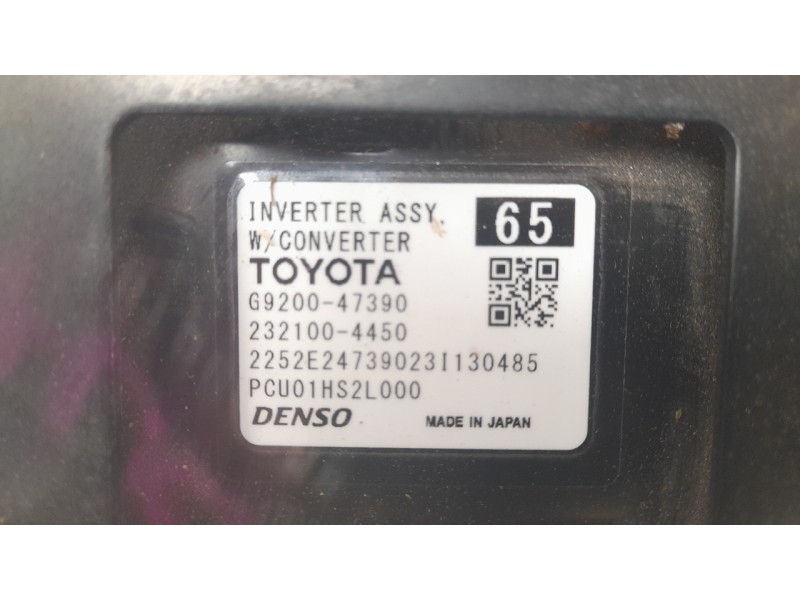 Recambio de inversor para toyota c-hr hybrid active referencia OEM IAM G920047390  