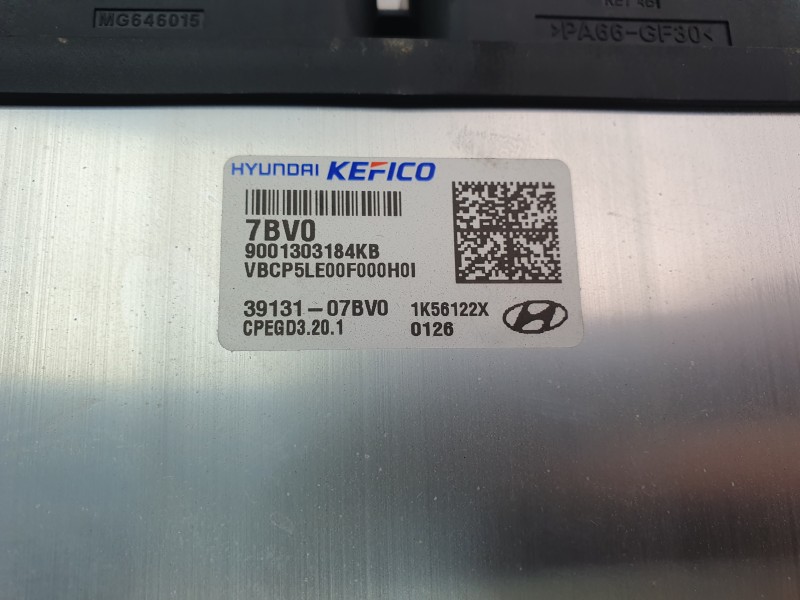 Recambio de centralita motor uce para hyundai i20 iii (bc3, bi3) 1.0 t-gdi referencia OEM IAM 3913107BV0  