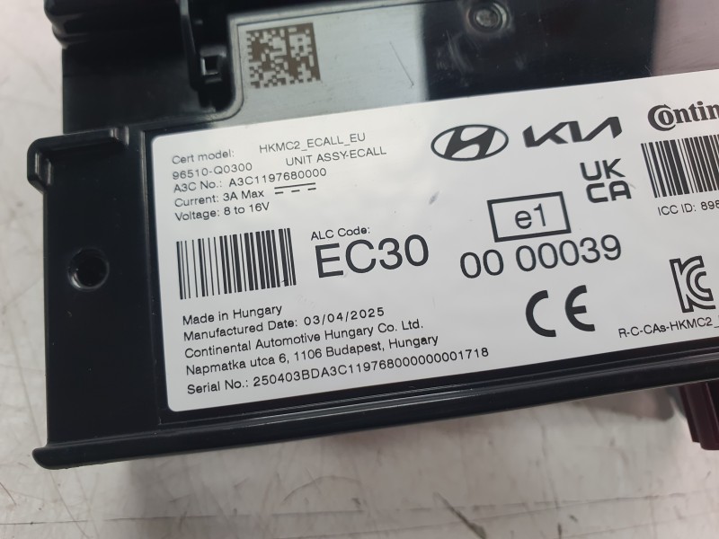 Recambio de modulo electronico para hyundai i20 iii (bc3, bi3) 1.0 t-gdi referencia OEM IAM 96510Q0300  