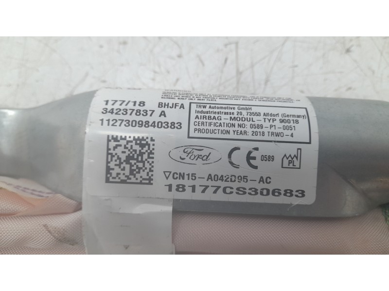 Recambio de airbag cortina delantero izquierdo para ford ecosport 1.0 ecoboost referencia OEM IAM CN15A042D95AD  