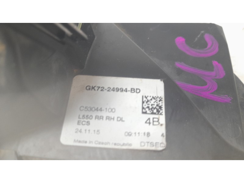 Recambio de cerradura puerta trasera derecha para land rover discovery sport (l550) 2.0 d 4x4 referencia OEM IAM GK7224994BD  