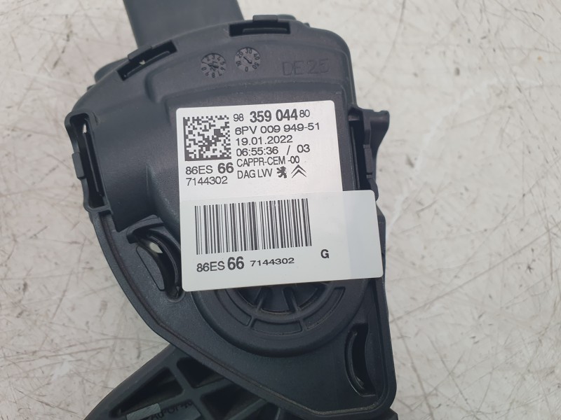 Recambio de potenciometro pedal para opel crossland x / crossland (p17, p2qo) 1.2 (75) referencia OEM IAM 9835904480  SPF510007C