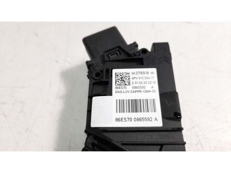 Recambio de potenciometro pedal para citroen c4 lim. 1.2 12v e-thp referencia OEM IAM 9837891880  