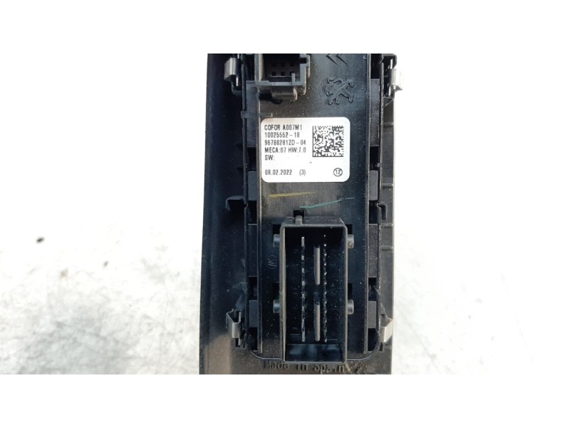 Recambio de mando elevalunas delantero izquierdo para opel corsa f ultimate referencia OEM IAM 96788281ZD IAF670007HQ 