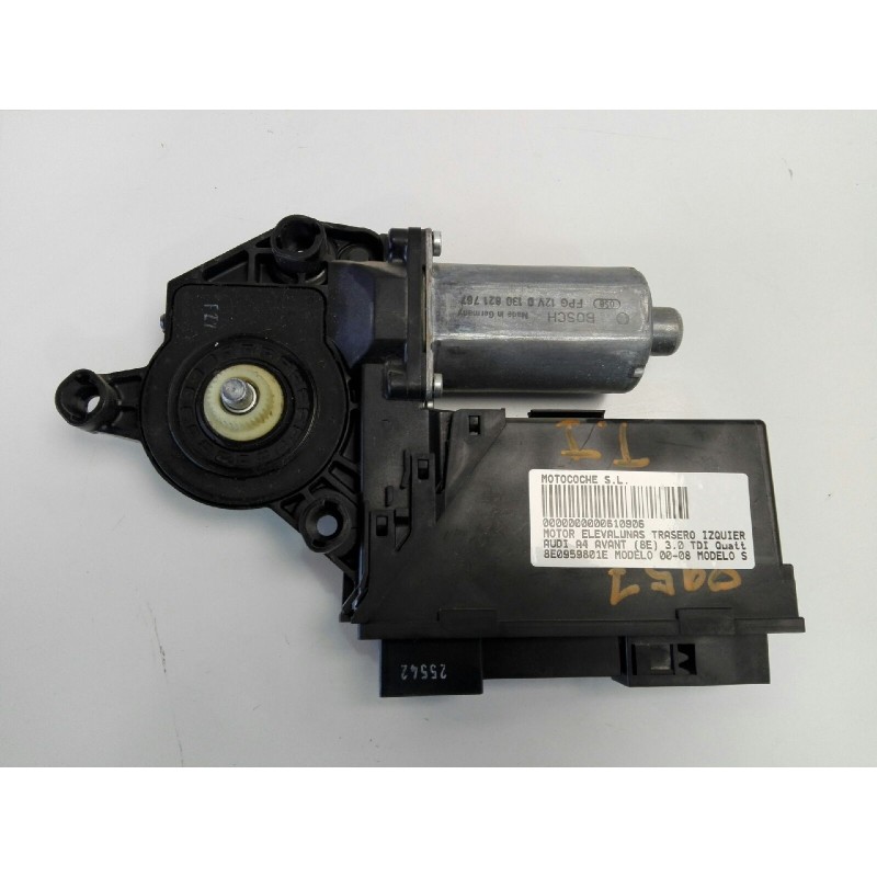 Recambio de motor elevalunas trasero izquierdo para audi a4 avant (8e) 3.0 tdi quattro referencia OEM IAM 8E0959801E  