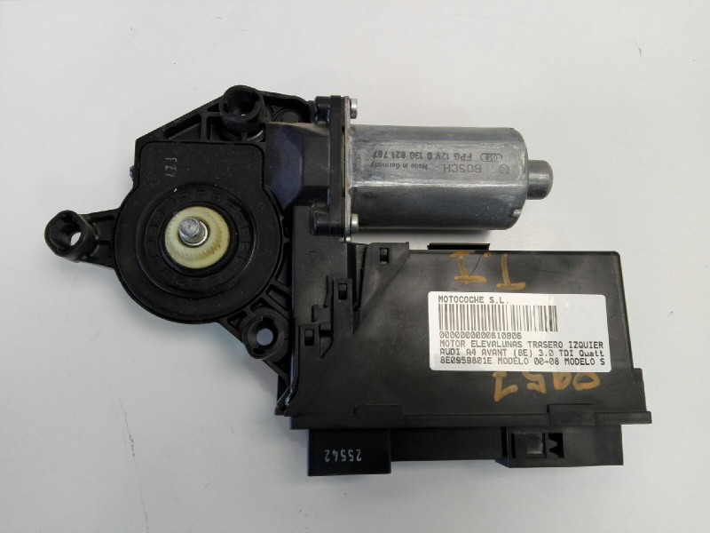 Recambio de motor elevalunas trasero izquierdo para audi a4 avant (8e) 3.0 tdi quattro referencia OEM IAM 8E0959801E  