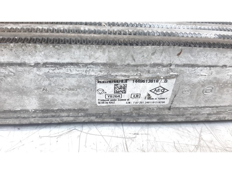Recambio de intercooler para renault clio iv referencia OEM IAM 144961381R 30375 