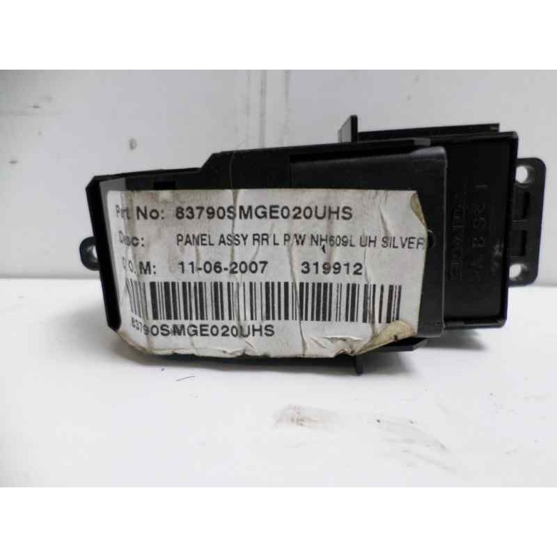 Recambio de mando elevalunas trasero izquierdo para honda civic berlina 5 (fk) 2.2 i-ctdi comfort referencia OEM IAM 8390SMGE022