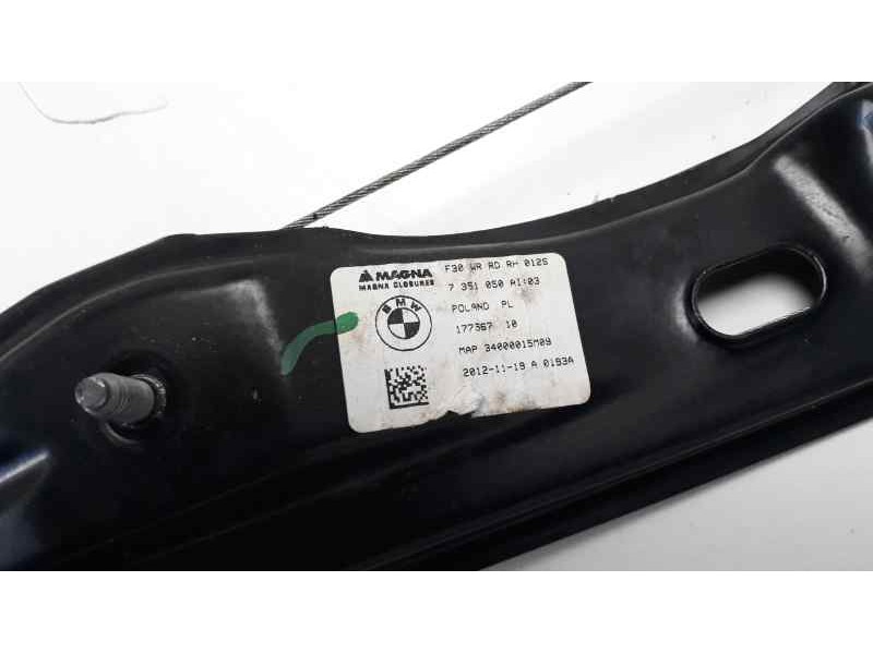 Recambio de elevalunas trasero derecho para bmw serie 3 touring (f31) 316d referencia OEM IAM 7351050 106063320 
