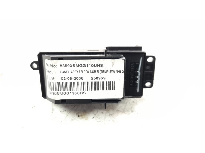 Recambio de mando elevalunas delantero derecho para honda civic berlina 5 (fk) 2.2 i-ctdi comfort referencia OEM IAM 83590SMGG11