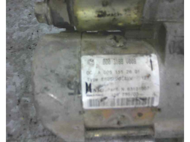 Recambio de motor arranque para smart coupe 0.6 turbo cat referencia OEM IAM A0051512601 ARF620103 S52027