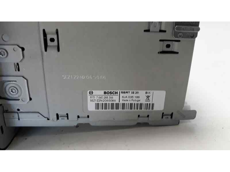 Recambio de sistema audio / radio cd para seat toledo (kg3) style referencia OEM IAM 6JA035186 7640288366 