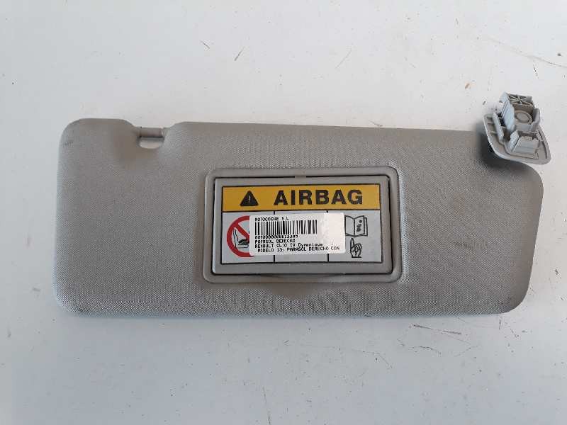Recambio de parasol derecho para renault clio iv dynamique referencia OEM IAM   