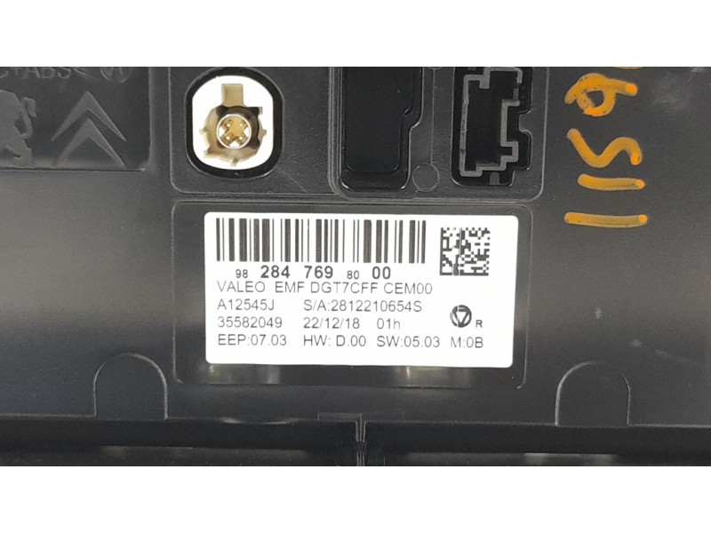 Recambio de sistema navegacion gps para peugeot 308 referencia OEM IAM 982847698000  
