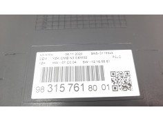 Recambio de cuadro instrumentos para opel corsa f 1.2 referencia OEM IAM 9831576180   2