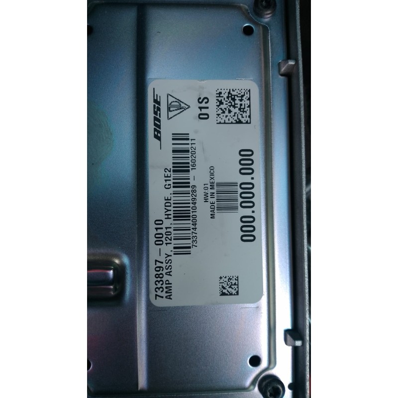 Recambio de amplificador de sonido para porsche cayenne (typ 92aa) diesel referencia OEM IAM 7338970010  