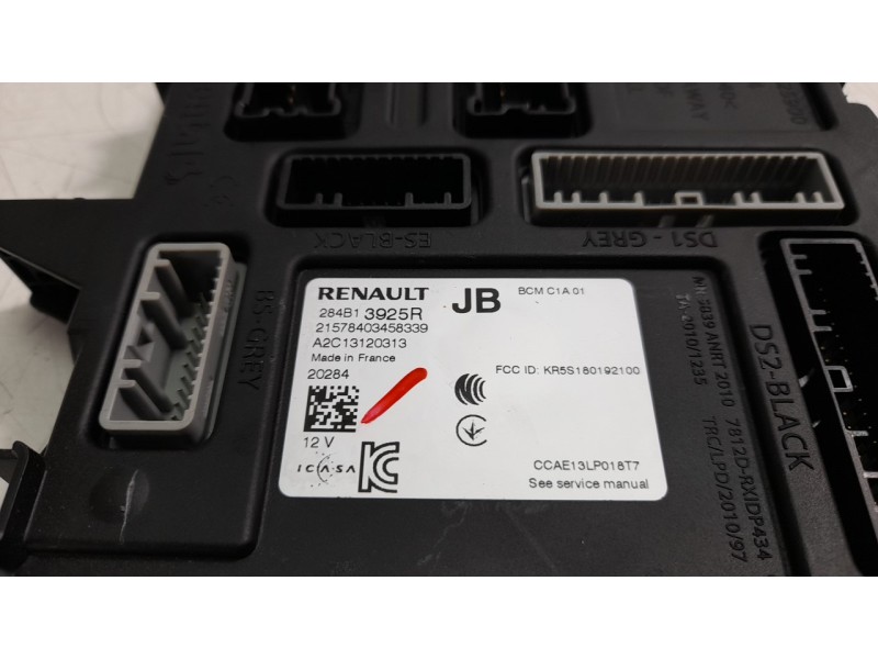 Recambio de modulo electronico para renault captur ii 1.3 tce referencia OEM IAM 284B13925R  