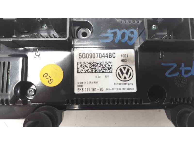 Recambio de mando climatizador para volkswagen golf vii variant (bv5) advance bmt referencia OEM IAM 5G0907044BC  
