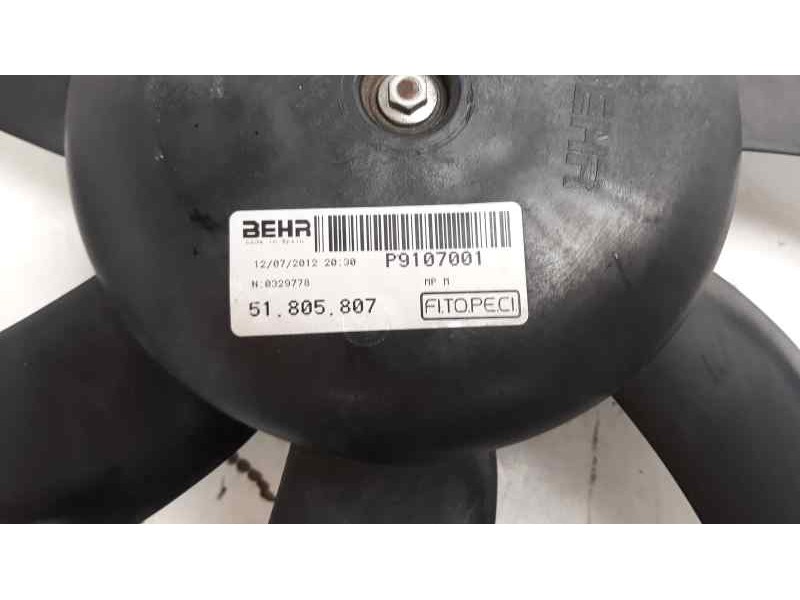 Recambio de electroventilador para peugeot bipper básico referencia OEM IAM 51805807  