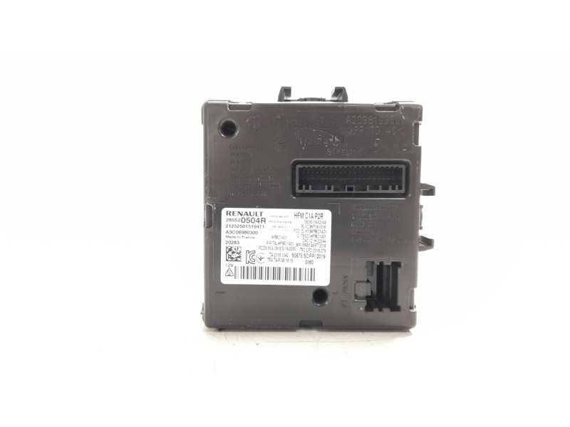 Recambio de modulo electronico para renault captur ii 1.3 tce referencia OEM IAM 285S20504R  