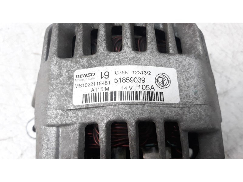 Recambio de alternador para fiat 500 referencia OEM IAM 51859039 ALF380103HQ 