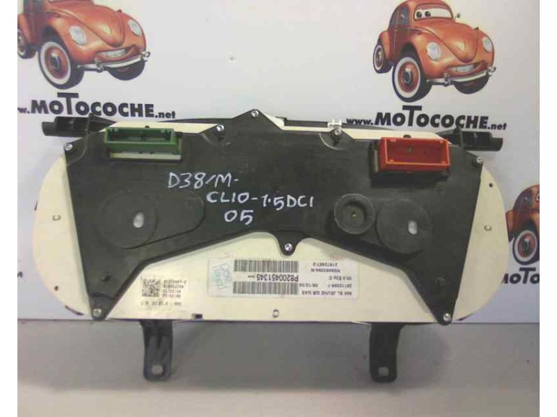 Recambio de cuadro instrumentos para renault clio ii symbol 1.5 dci diesel cat referencia OEM IAM P8200451345 281125867 