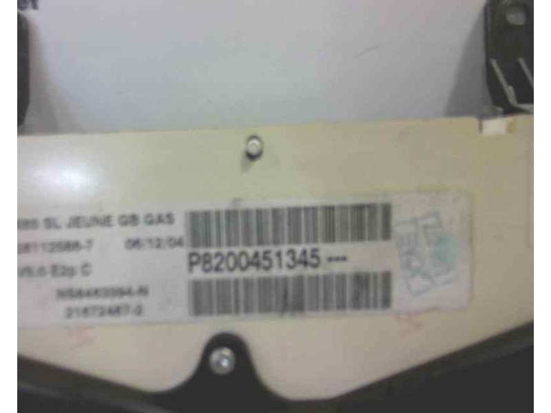 Recambio de cuadro instrumentos para renault clio ii symbol 1.5 dci diesel cat referencia OEM IAM P8200451345 281125867 