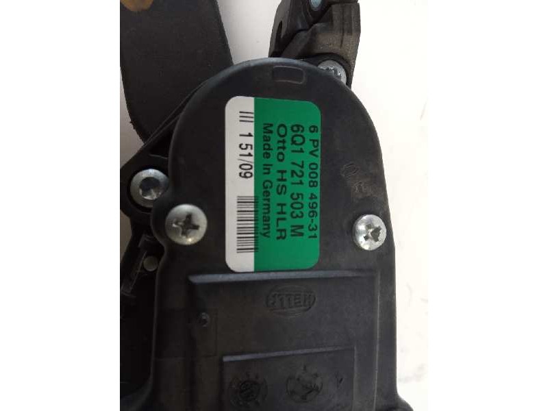 Recambio de potenciometro pedal para seat ibiza sc (6j1) reference referencia OEM IAM 6Q1721503M  