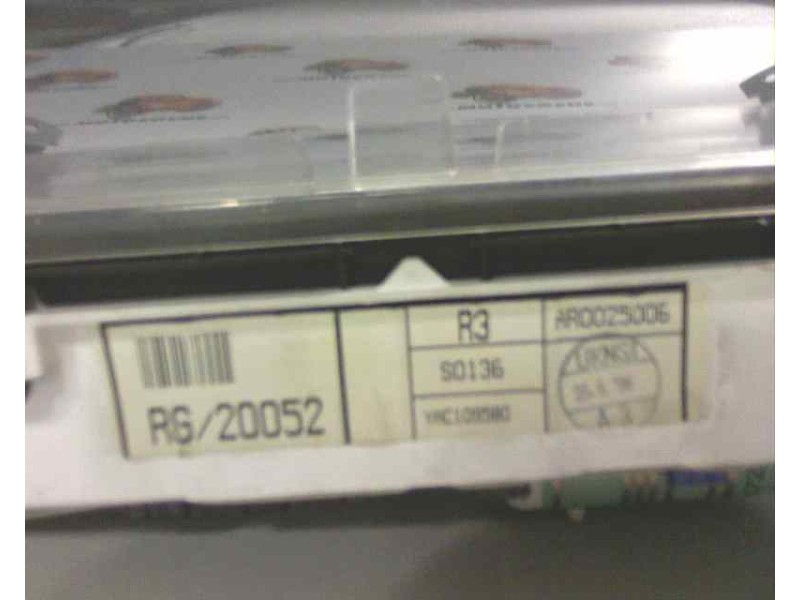 Recambio de cuadro instrumentos para mg rover serie 200 (rf) 1.4 16v cat referencia OEM IAM AR0025006 S0136 5795