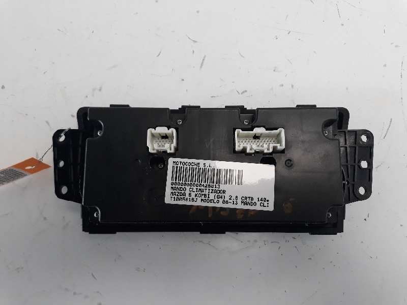 Recambio de mando climatizador para mazda 6 kombi (gh) 2.0 crtd 140cv active sw referencia OEM IAM T1005815J 61190B 88908EA