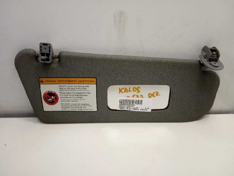 Recambio de parasol derecho para daewoo kalos 1.4 cat referencia OEM IAM PARASOL  
